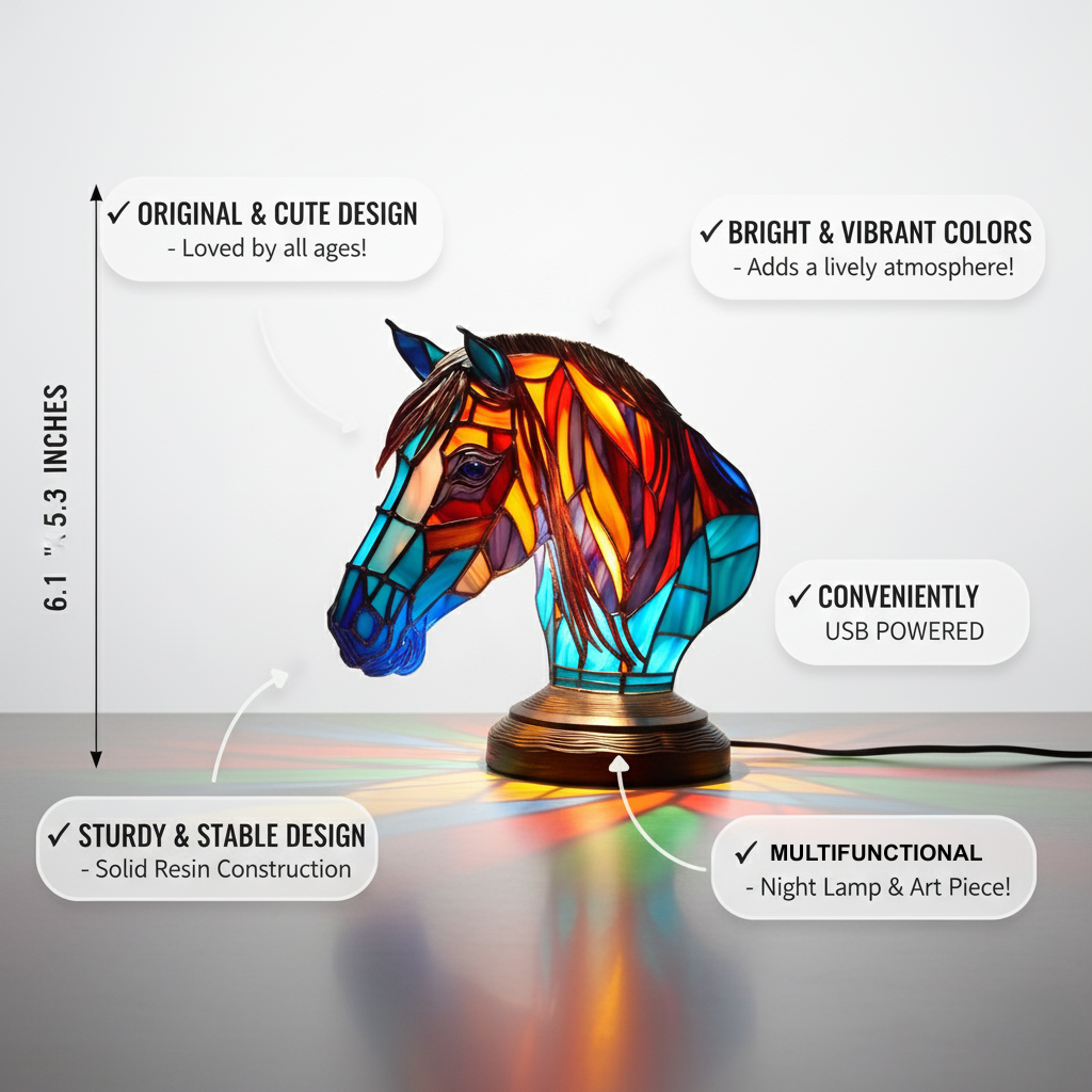 Lámpara Caballo Encantador