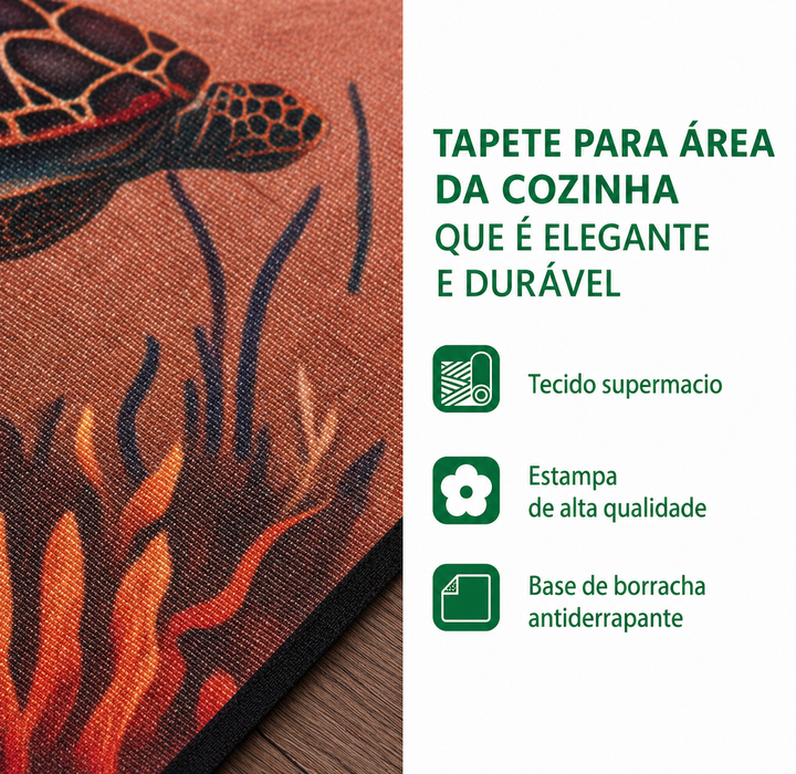 Tapete de Cozinha Deriva Oceânica