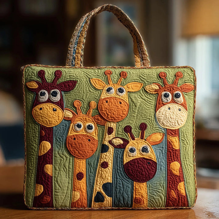 Bolso Tote Acolchado - Jirafa