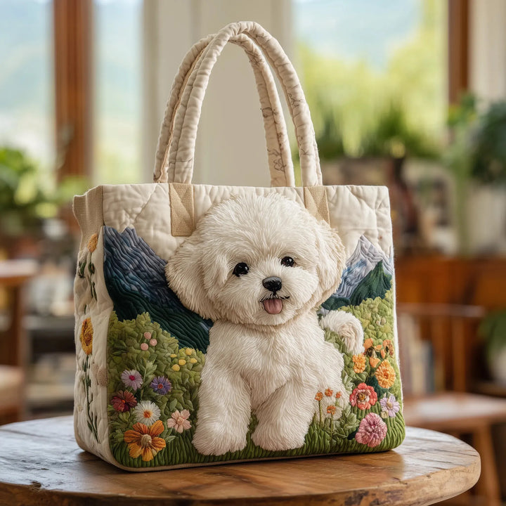 Bolso Tote Acolchado - Perro Encantado
