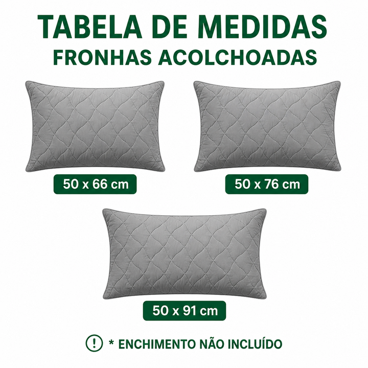 Fronha Acolchoada Sereia NCU0PT8221