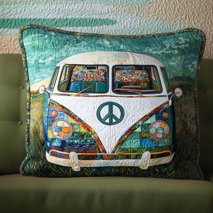 Fronha Acolchoada Hippie Van Refúgio