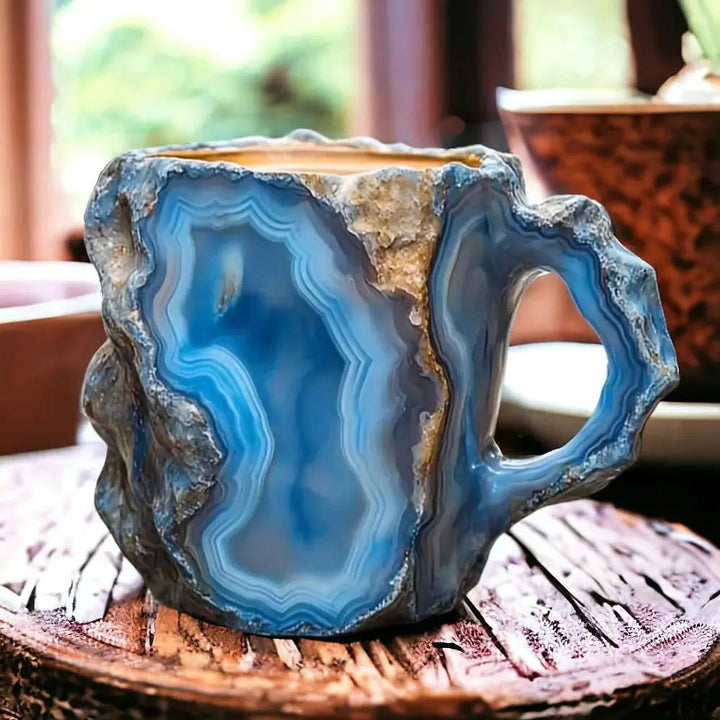 Tazas de Café con Minerales y Cristales