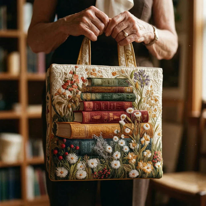 Bolso Artesanal Acolchado - Patrón Floral