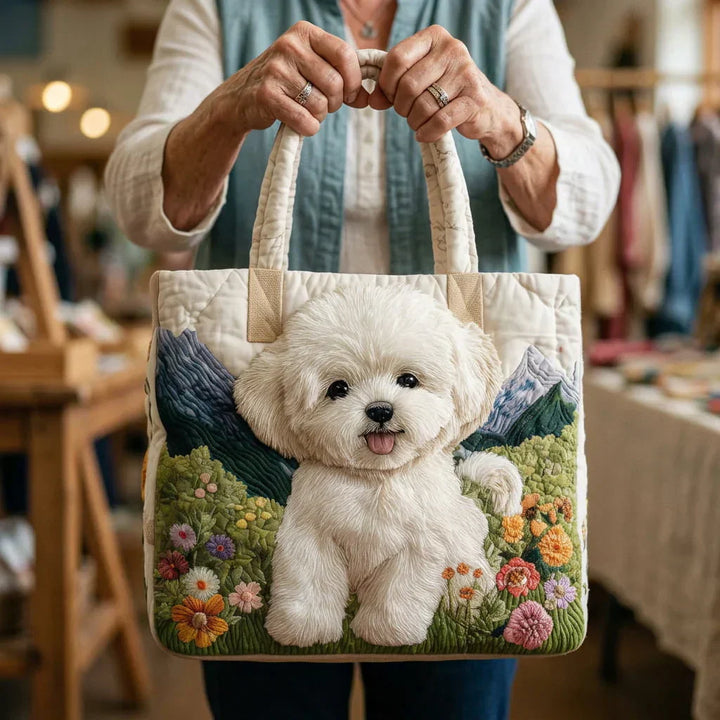 Bolso Tote Acolchado - Perro Encantado