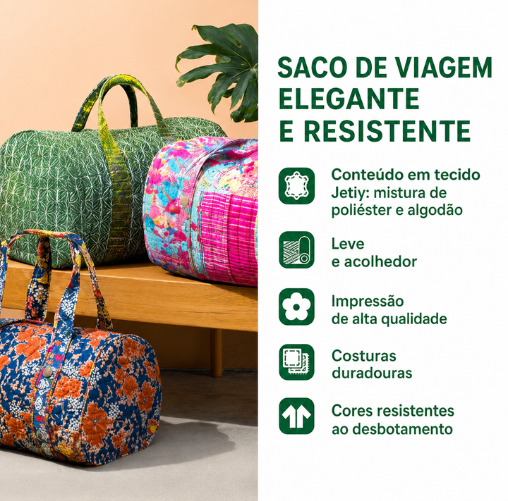 Mala de Viagem Acolchoada Brilho da Floresta